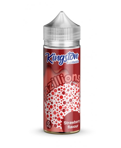 STRAWBERRY E LIQUID KINGSTON GAZZILIONS 100ML 70VG