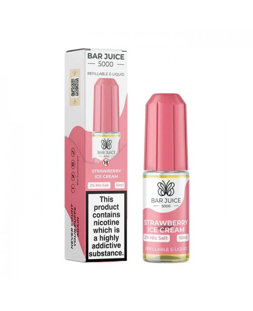 STRAWBERRY ICECREAM NICOTINE SALT E-LIQUID BY BAR ...