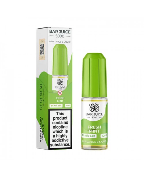 FRESH MINT NICOTINE SALT E-LIQUID BY BAR JUICE 500...