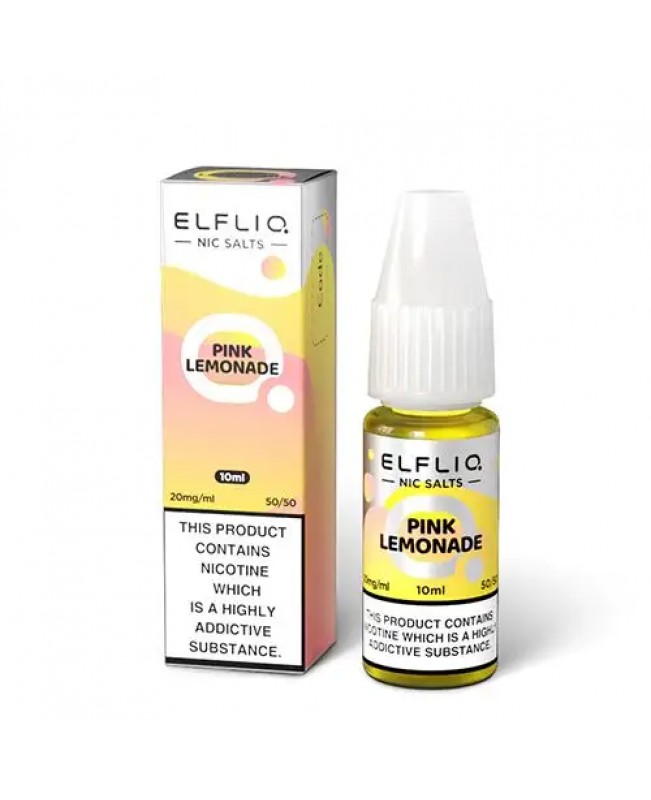 PINK LEMONADE NICOTINE SALT E-LIQUID BY ELFLIQ - ELFBAR