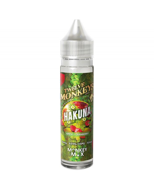 HAKUNA E LIQUID BY TWELVE  MONKEYS 50ML 65VG