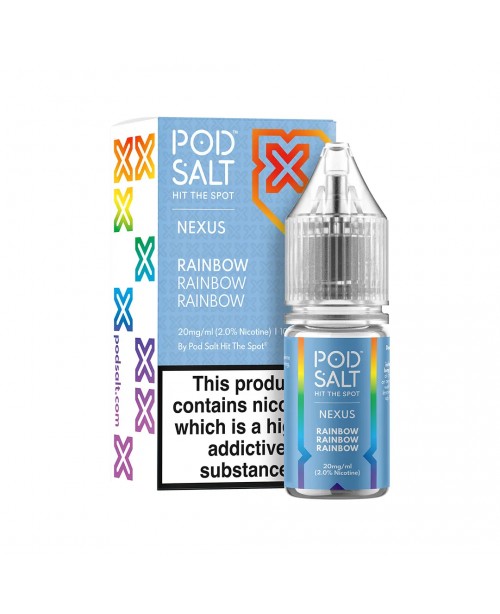 RAINBOW NICOTINE SALT E-LIQUID BY NEXUS SALTS