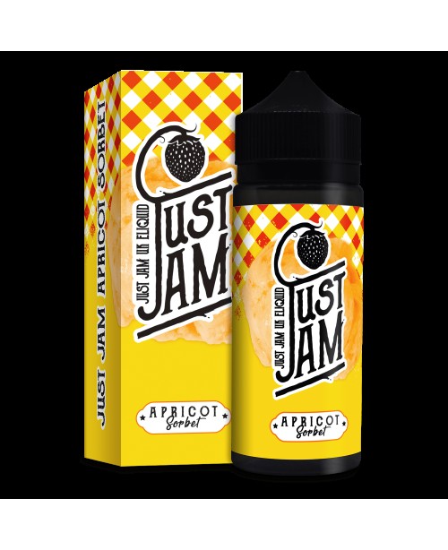 APRICOT SORBET  E LIQUID BY JUST JAM 100ML 80VG