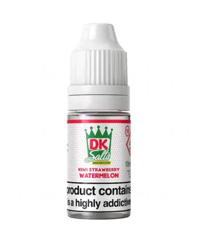 KIWI STRAWBERRY WATERMELON NICOTINE BAR SALT E LIQUID BY DONUT KING 10ML 50VG