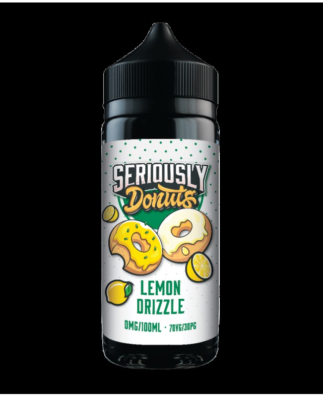 LEMON DRIZZLE E-LIQUID BY SERIOUSLY DONUTS / DOOZY VAPE CO 100ML 70VG