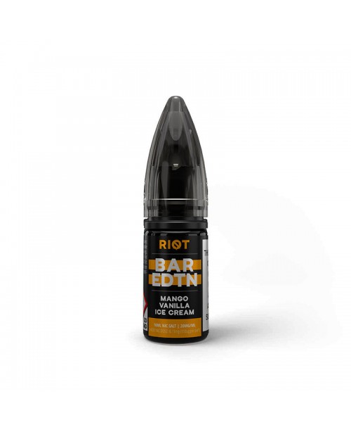 MANGO VANILLA ICE CREAM RIOT BAR EDTN NICOTINE SAL...