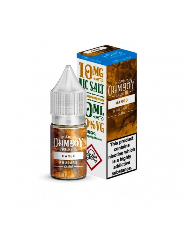 MANGO NICOTINE SALT E-LIQUID BY OHM BOY VOLUME III