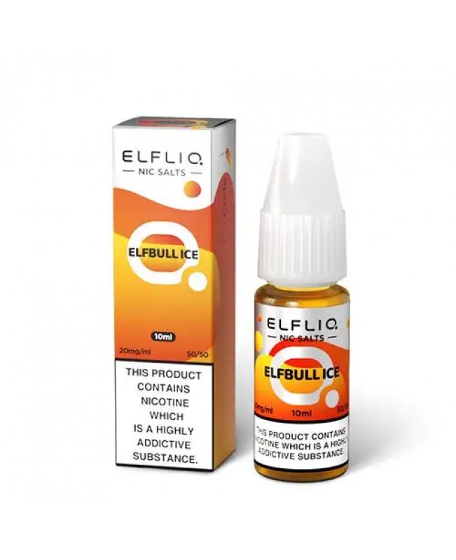 ELFBULL ICE NICOTINE SALT E-LIQUID BY ELFLIQ - ELFBAR