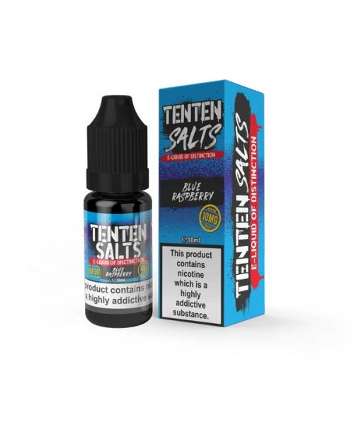 BLUE RASPBERRY NICOTINE SALT E-LIQUID BY TENTEN