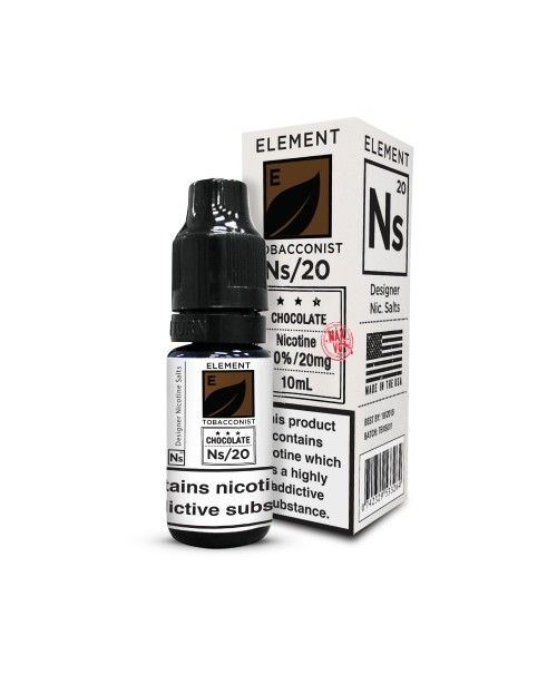 CHOCOLATE TOBACCO NICOTINE SALT E-LIQUID BY NS20 -...