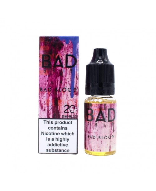 BAD BLOOD NICOTINE SALT E-LIQUID BY BAD DRIP SALTS