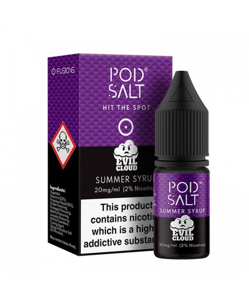 SUMMER SYRUP NICOTINE SALT E-LIQUID BY POD SALT FU...