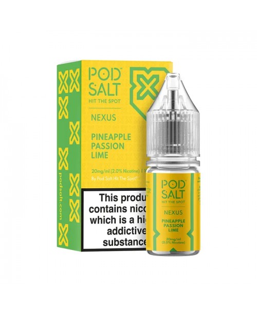 PINEAPPLE PASSION LIME NICOTINE SALT E-LIQUID BY N...