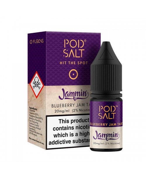 BLUEBERRY JAM TART NICOTINE SALT E-LIQUID BY POD S...