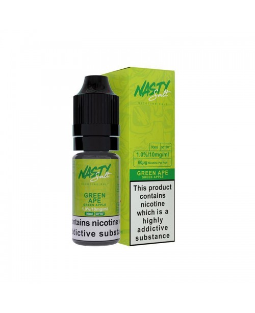 GREEN APE NICOTINE SALT E-LIQUID BY NASTY SALT