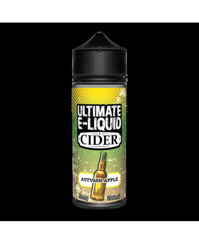 AUTUMN APPLE E LIQUID BY ULTIMATE E-LIQUID - CIDER 100ML 70VG