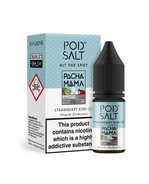 STRAWBERRY KIWI ICE NICOTINE SALT E-LIQUID BY POD ...