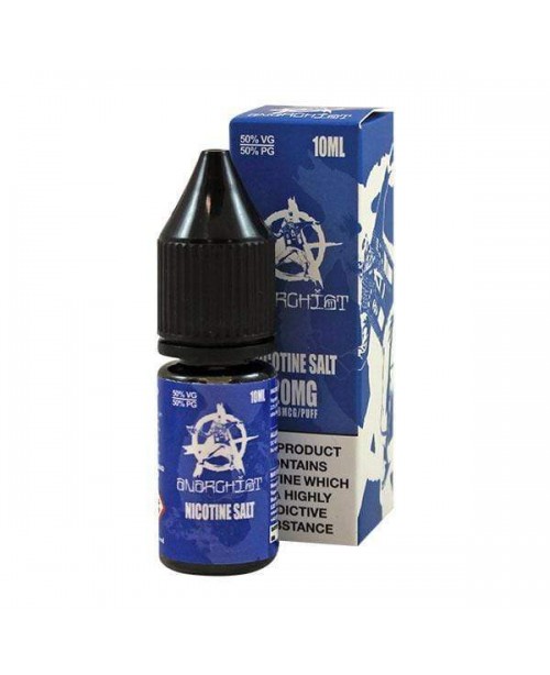 BLUE NICOTINE SALT E-LIQUID BY ANARCHIST