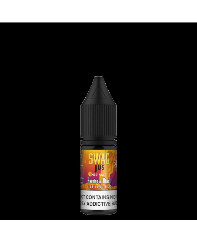 RAINBOW BLAST VAPORLESS NICOTINE SALT E-LIQUID BY SWAG JUS NICSALT