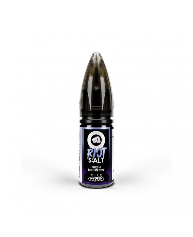 FRESH BLUEBERRY HYBRID NICOTINE SALT E-LIQUID BY RIOT SQUAD SALT