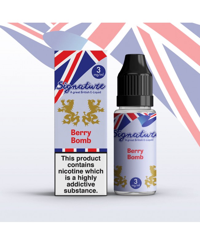 BERRY BOMB E LIQUID BY SIGNATURE 10ML