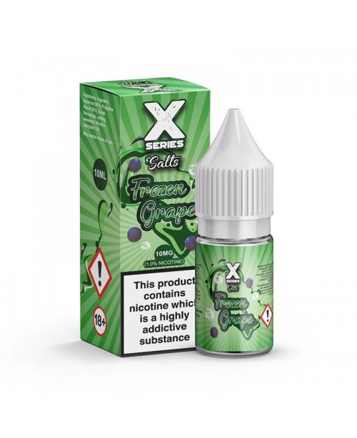 FROZEN GRAPE NICOTINE SALT E-LIQUID BY X SERIES SA...