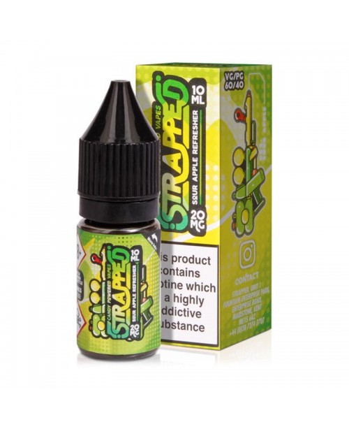 SOUR APPLE REFRESHER NICOTINE SALT E-LIQUID BY STR...