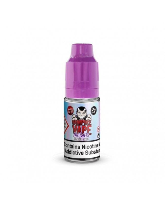 BLACK JACK NICOTINE SALE E-LIQUID BY VAMPIRE VAPE