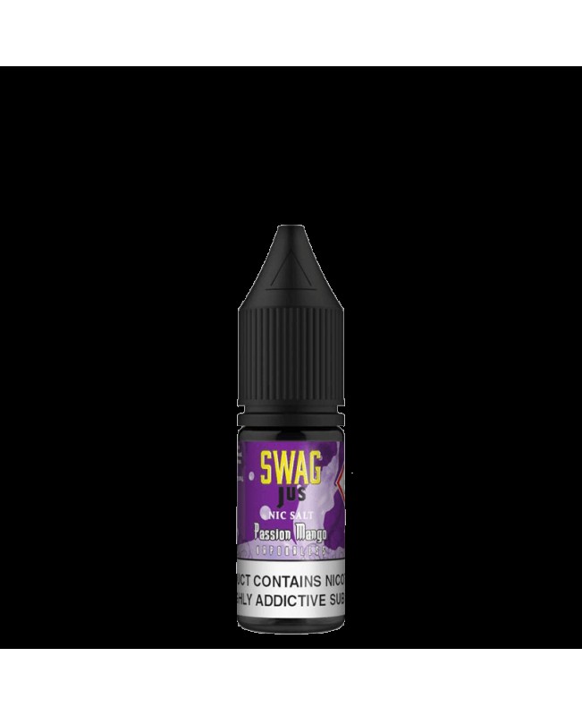 PASSION MANGO VAPORLESS NICOTINE SALT E-LIQUID BY SWAG JUS NICSALT