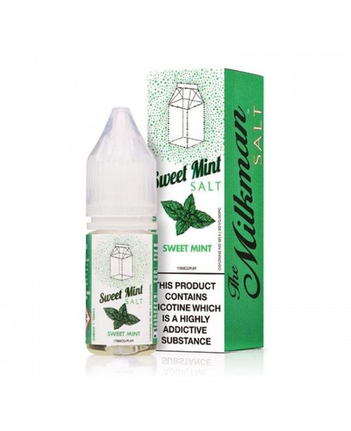 SWEET MINT NICOTINE SALT E-LIQUID BY THE MILKMAN S...