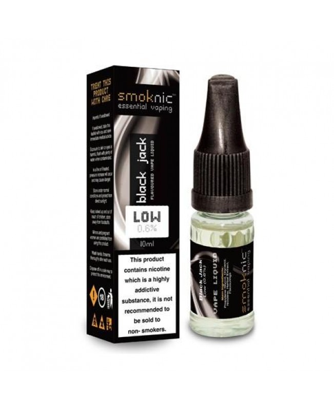 BLACK JACK E LIQUID BY SMOKNIC 10ML 70VG