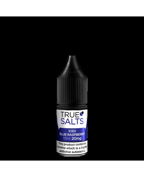 ICED BLUE RASPBERRY NICOTINE SALT E-LIQUID BY TRUE...