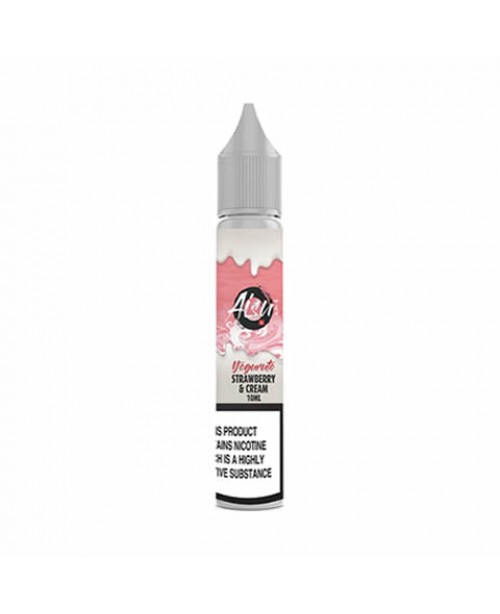 STRAWBERRY & CREAM NICOTINE SALT E-LIQUID BY A...