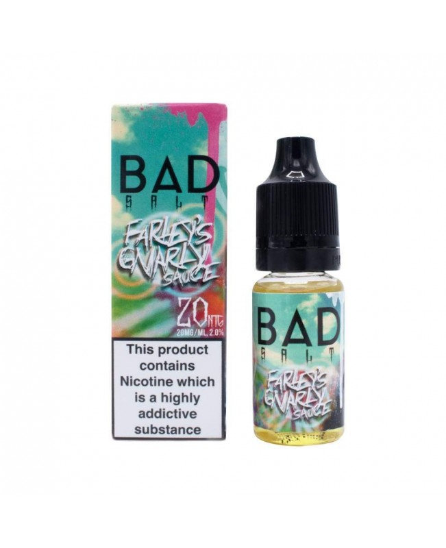 FARLEY'S GNARLY SAUCE NICOTINE SALT E-LIQUID BY BAD DRIP SALTS