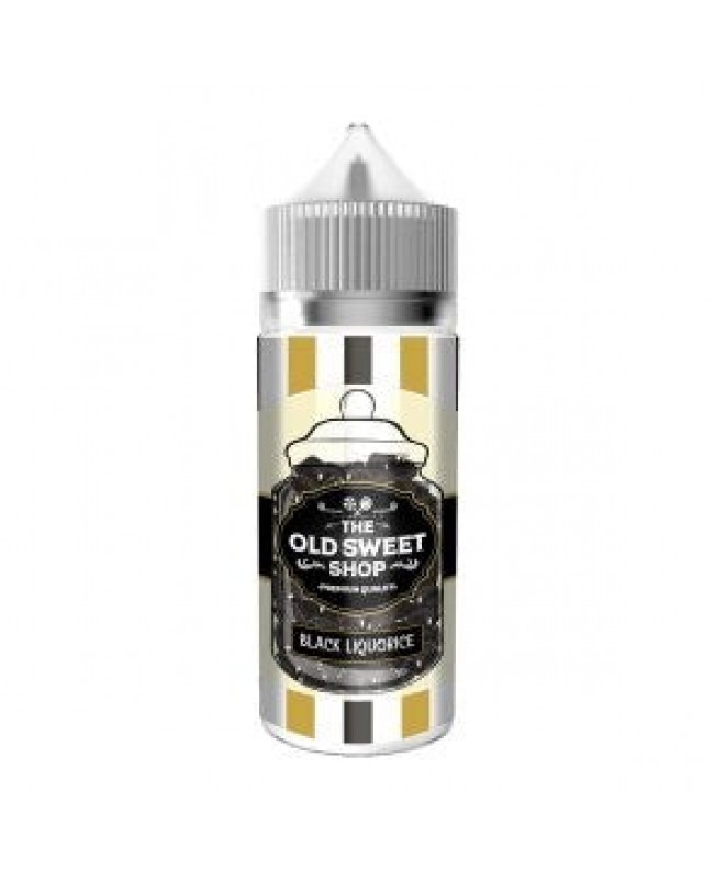 BLACK LIQUORICE  E LIQUID BY THE OLD SWEET SHOP 100ML 50VG