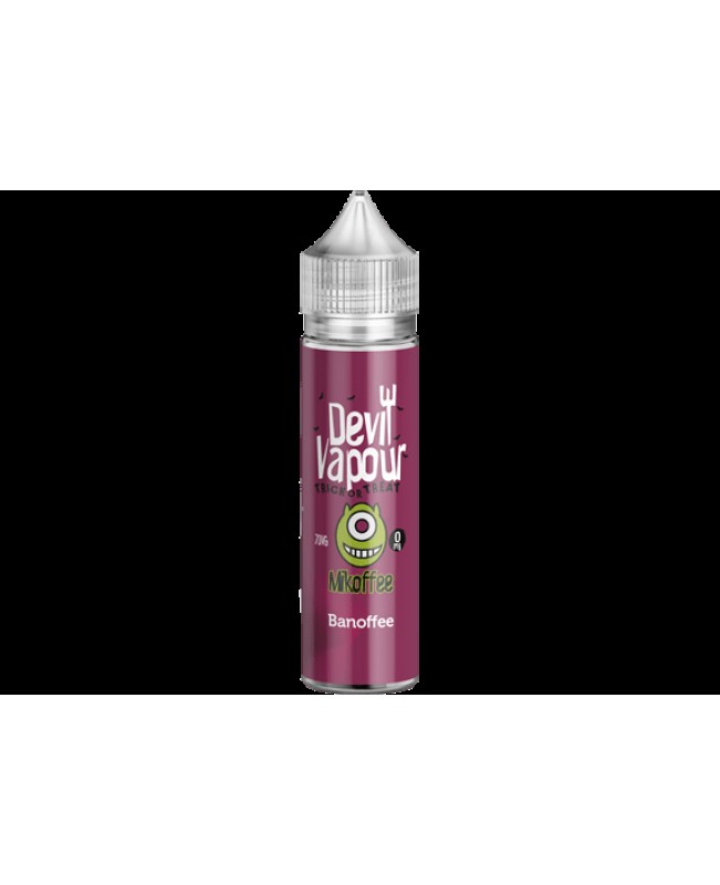 BANOFFEE E LIQUID BY DEVIL VAPOUR 50ML 70VG