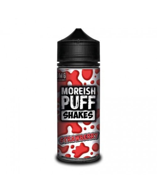 STRAWBERRY E LIQUID BY MOREISH PUFF - SHAKES 100ML...