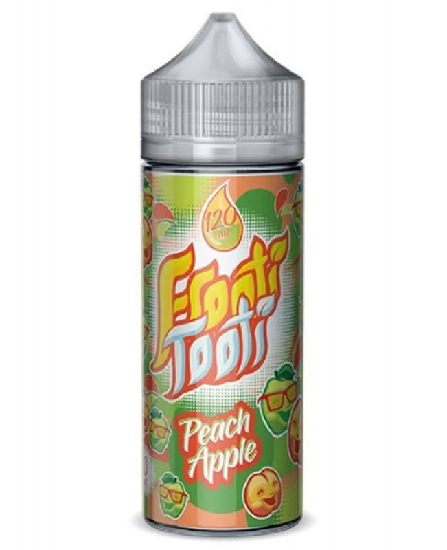 PEACH APPLE E LIQUID BY FROOTI TOOTI 100ML 70VG