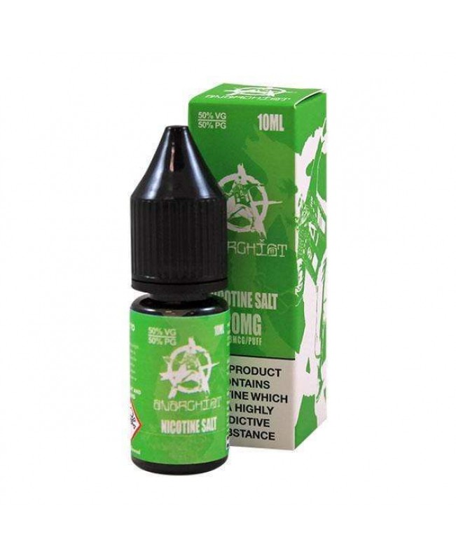 GREEN NICOTINE SALT E-LIQUID BY ANARCHIST