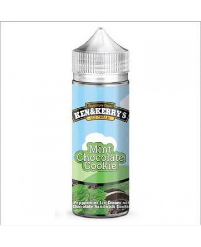 CHOCOLATE MINT COOKIES E LIQUID BY KEN & KERRYS 100ML 60VG