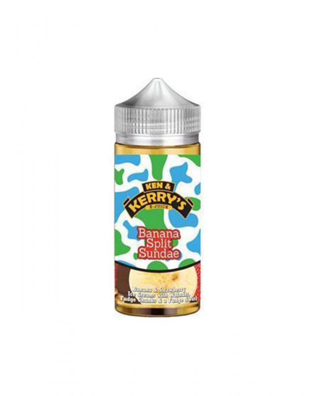 BANANA SPLIT SUNDAE E LIQUID BY KEN & KERRYS 100ML 60VG