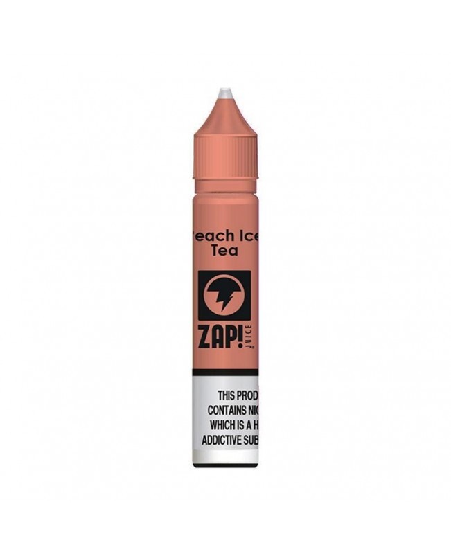 PEACH ICE TEA NICOTINE SALT E-LIQUID BY ZAP!