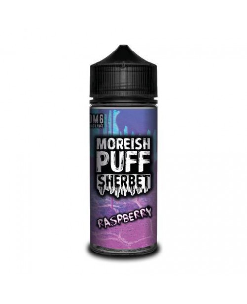 RASPBERRY E LIQUID BY MOREISH PUFF - SHERBET 100ML...