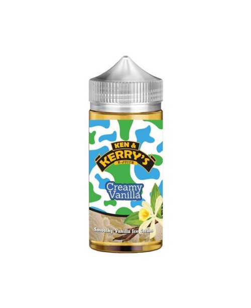 VANILLA E LIQUID BY KEN & KERRYS 100ML 60VG