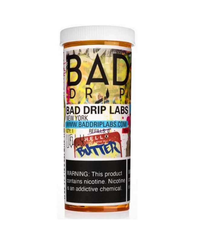 UGLY BUTTER E LIQUID BY BAD DRIP 50ML 80VG