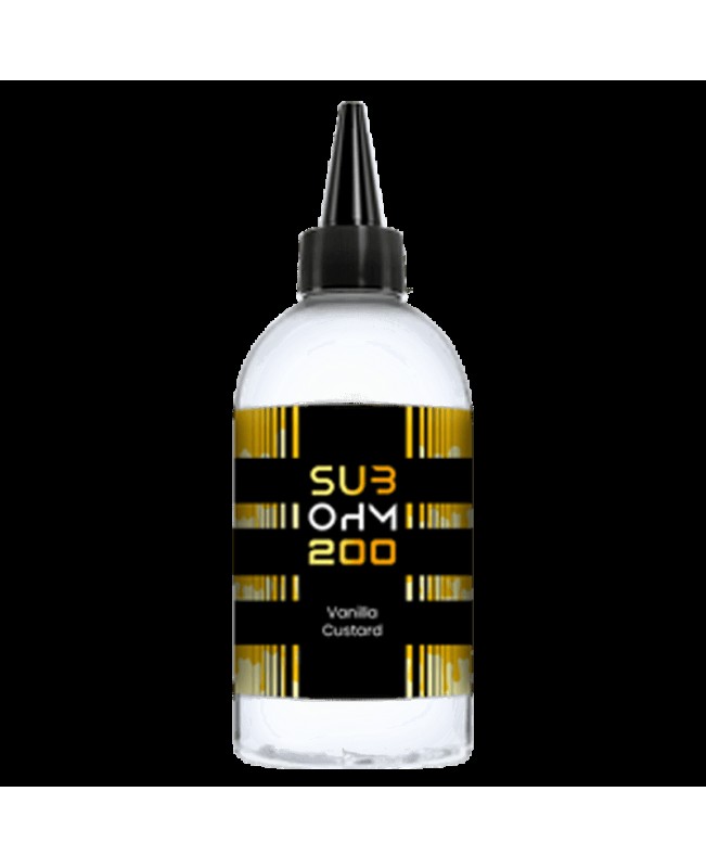 VANILLA CUSTARD E LIQUID BY SUB OHM 200 200ML 70VG