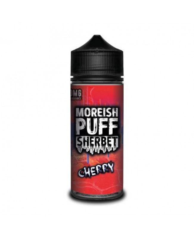 CHERRY E LIQUID BY MOREISH PUFF - SHERBET 100ML 70VG