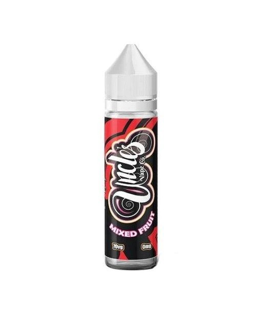 MIXED FRUIT E LIQUID BY UNCLES VAPE CO 50ML 70VG