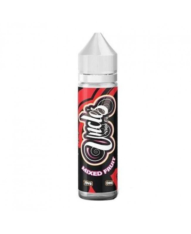 MIXED FRUIT E LIQUID BY UNCLES VAPE CO 50ML 70VG