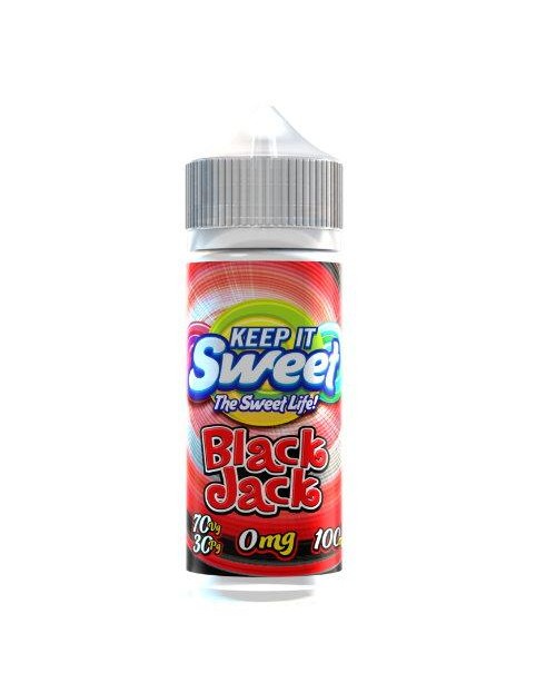 BLACK JACK E LIQUID BY KEEP IT SWEET 100ML 70VG